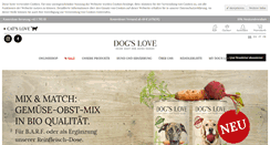 Desktop Screenshot of dogslove.com