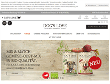 Tablet Screenshot of dogslove.com